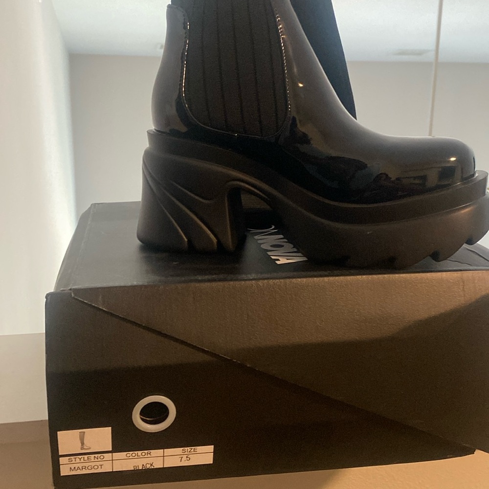 Black over the knee boots